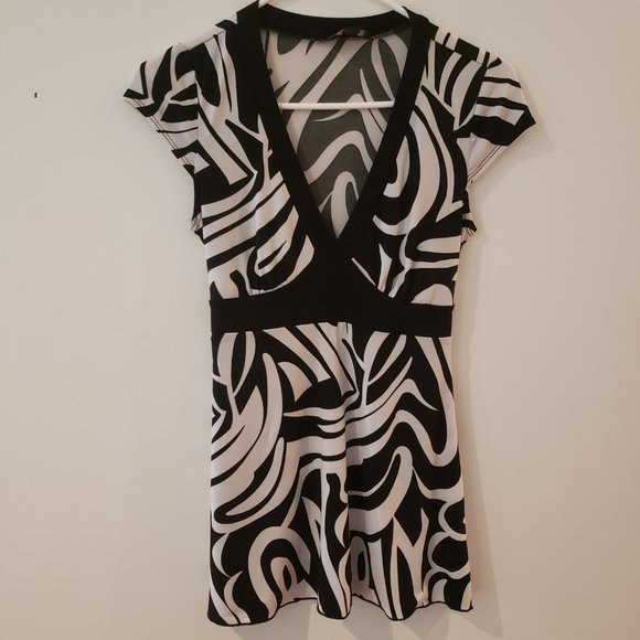 Mixed Brands Four Top Bundle Black and White/Cream/Brown - Picture 7 of 13